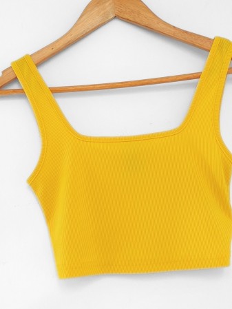 CROP TOP AMARILLO