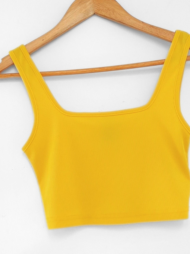 CROP TOP AMARILLO