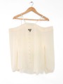 BLUSA CREME CON BOTONES