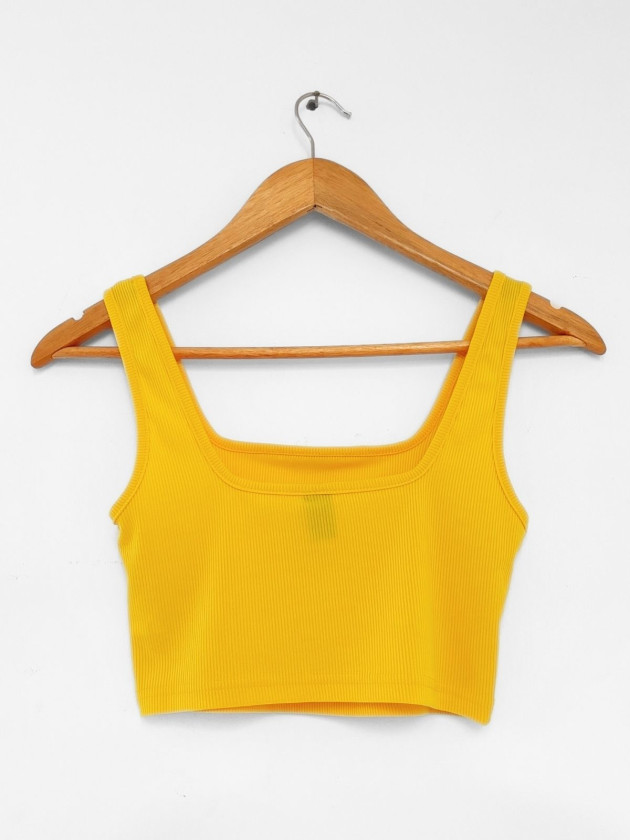 CROP TOP AMARILLO