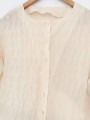 BLUSA SHRINK CREMA