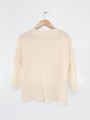 BLUSA SHRINK CREMA