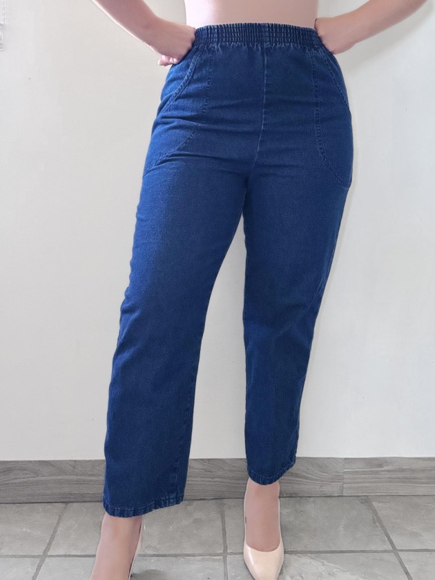 PANTALON DENIM DEEP BLUE