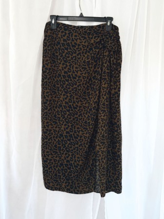 FALDA ANIMAL PRINT CON ABERTURA