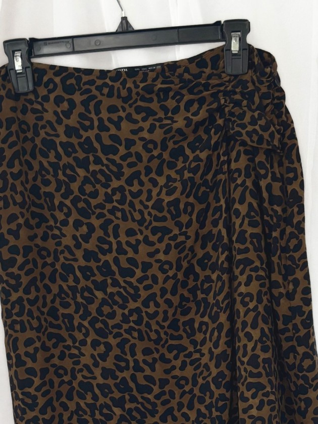FALDA ANIMAL PRINT CON ABERTURA