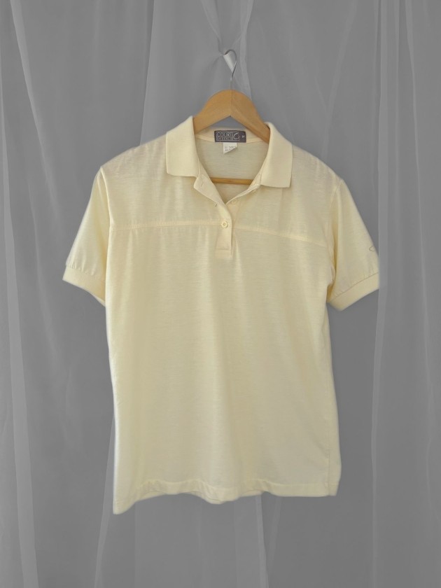 BLUSA POLO AMARILLO PASTEL