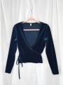 BLUSA VELVET TRASLAPADA