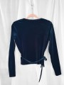 BLUSA VELVET TRASLAPADA