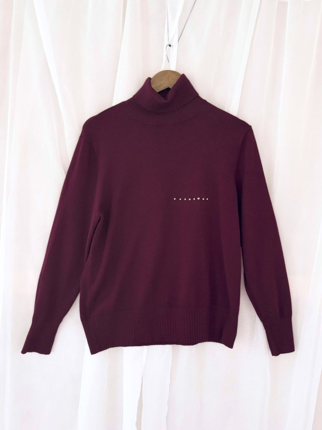 SUETER CHERRY CUELLO ALTO