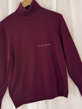 SUETER CHERRY CUELLO ALTO