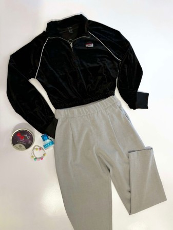 PANTALON GRIS CLARO
