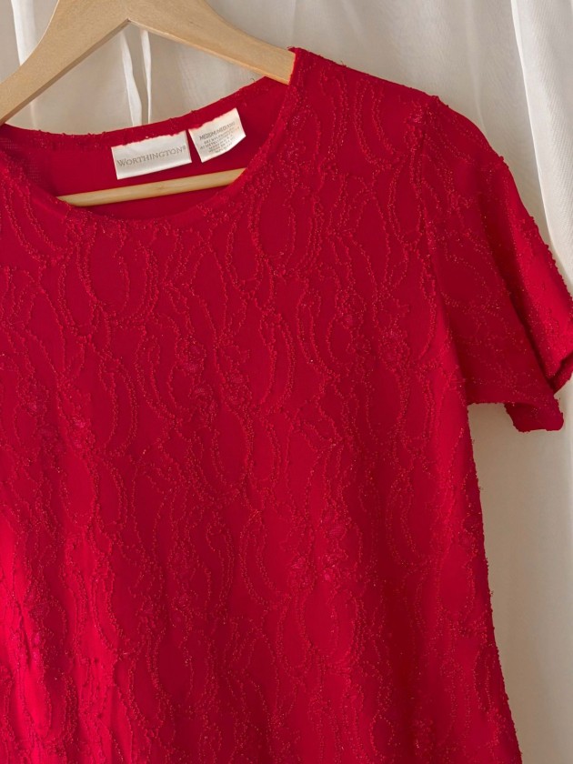 BLUSA BASICA ROJA