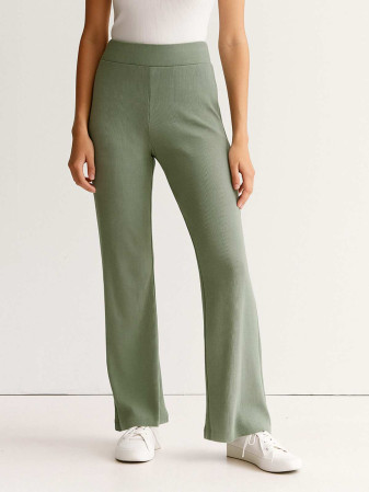 PANTS FLARE VERDE SAGE