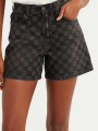 SHORT DENIM CUADRICULADO 