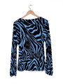 BLUSA Y2K ZEBRA PRINT