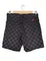 SHORT DENIM CUADRICULADO 