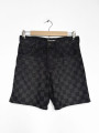 SHORT DENIM CUADRICULADO 
