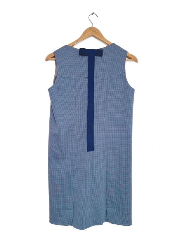 VESTIDO COQUETTE CELESTE