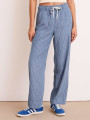 PANTALON RAYADO CELESTE