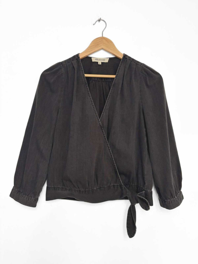 BLUSA DENIM CHARCOAL MADEWELL