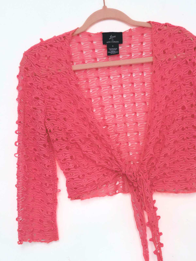 SUETER Y2K PEACHY CON TEXTURA