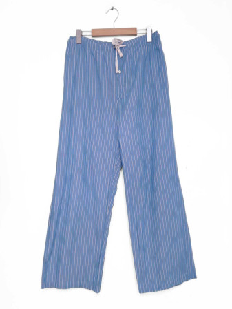 PANTALON RAYADO CELESTE