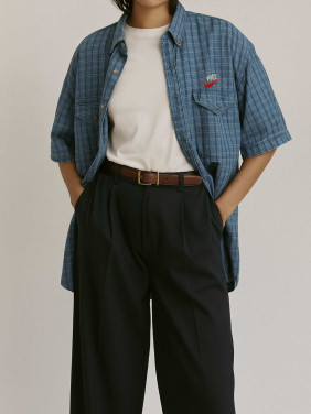 BLUSA VINTAGE DENIM NIKE OVERSIZED 80S