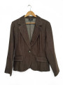 BLAZER DENIM CAFE ALGODON