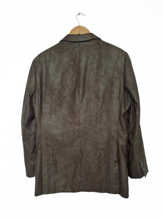 BLAZER CAFE SUEDE CON TEXTURA