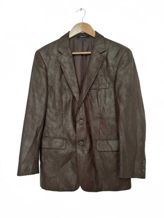 BLAZER CAFE SUEDE CON TEXTURA