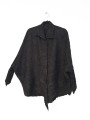 BLUSA VINTAGE CON TEXTURA NEGRO