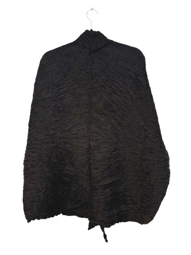 BLUSA VINTAGE CON TEXTURA NEGRO