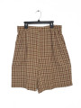 SHORT VINTAGE CUADRICULADO TIRO ALTO