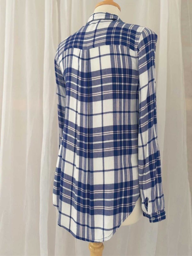 BLUSA CUADROS AZUL