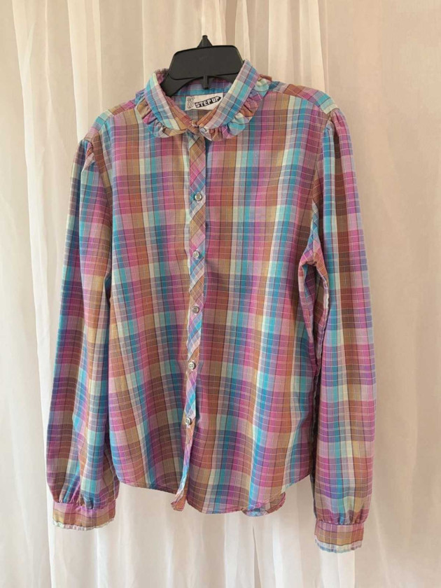 BLUSA CUELLO REDONDO VINTAGE