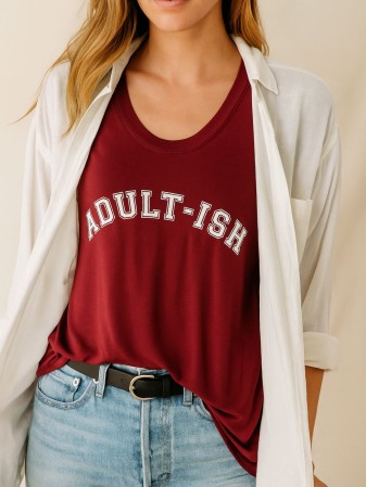 CAMISETA OCRE ADULT-ISH