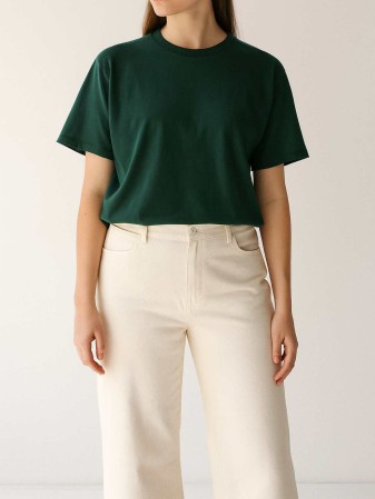 CAMISETA BASICA VERDE MALE