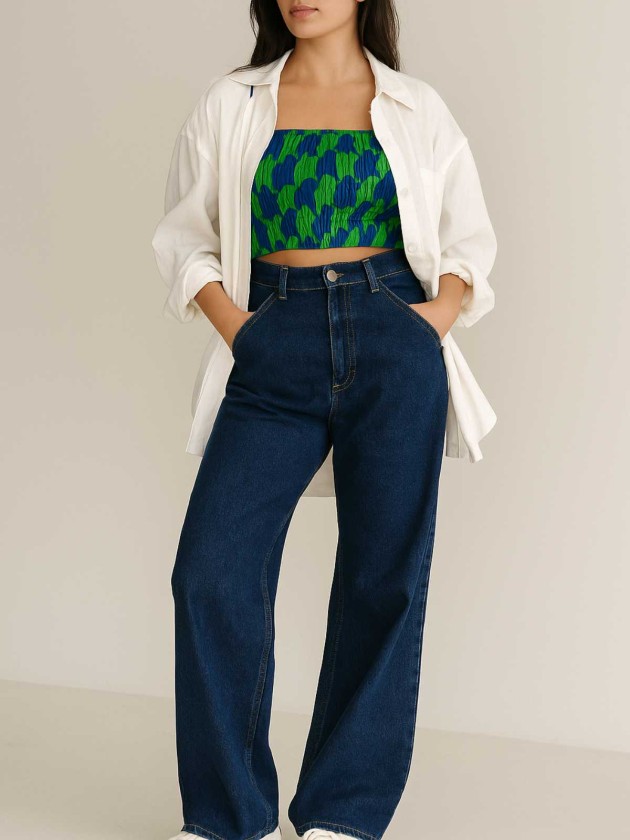 CROP TOP RIO DE COLORES