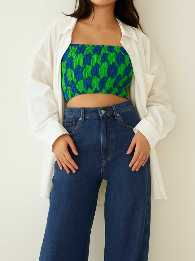 CROP TOP RIO DE COLORES