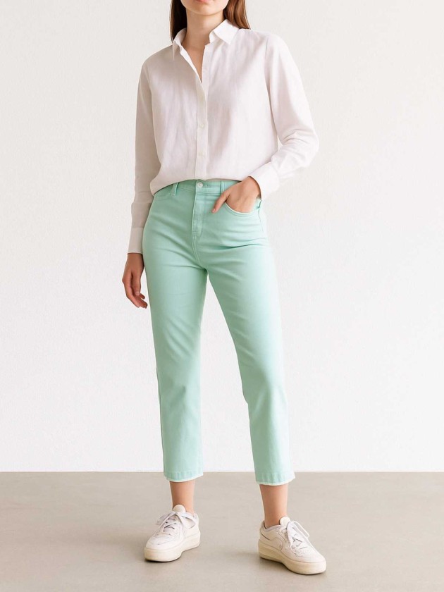 JEANS RECTO DE COLORES